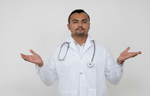 Doctor uninformed about healthcare concepts